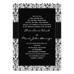 Damask Wedding Invitation Template
