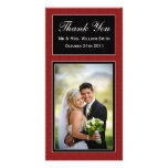 Damask Wedding Thank You Card Photo Cards