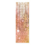 Damask Wildflowers, MADAM VALESKA in Orange Business Cards