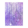 Damask Wildflowers, MADAM VALESKA in Purple Post Cards
