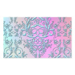 Damask Wildflowers, Party Lights in Blue & Pink