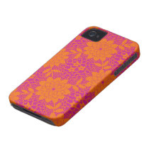 damassé florale lumineuse de trellis coques case-mate