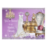 DAMASSÉ NUPTIALE VINTAGE W DE LAVANDE D'INVITATION