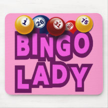 DAME DE BINGO-TEST TAPIS DE SOURIS