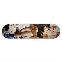 Dame de Decoupage Planches À Roulettes