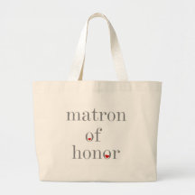 Dame de honneur grise des textes sac fourre-tout