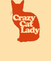 Dame folle de chat t-shirt