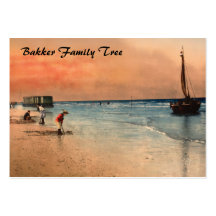 Damesbaden, Scheveningen, Holland Business Card Template