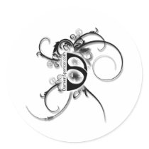 DamienSpencer.com Round Stickers