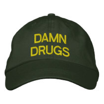 Damn Drugs Embroidered Hats