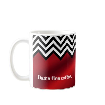 Damn Fine Coffee Mug, Righty by HeadBees