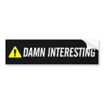 Damn Interesting Logo Bumper Stickers