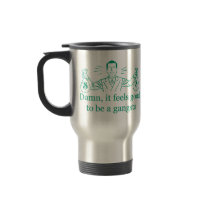 Damn, it feels good to be a gangsta (green/teal) mug
