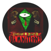 damnation inc sticker