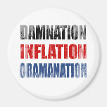 DAMNATION, INFLATION, OBAMANATION Faded.png Fridge Magnets