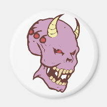 Dämon demon Totenkopf Schädel skull Magnets