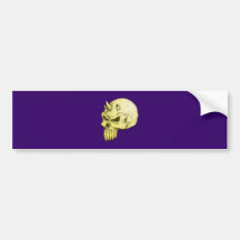 Dämonenschädel Totenkopf demon skull Autosticker