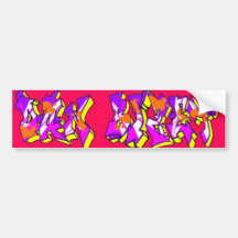 Dan Bizet Old School Graffiti Pict015 Bumper Sticker