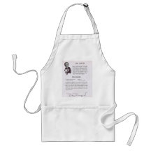 Dan Duryea Actor Vintage Peaches Recipe Apron