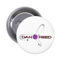 Dan Reed Button - maroon/lavender logo