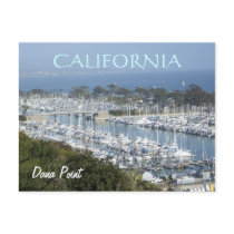 Dana Point marina postcard