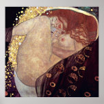 Danaë, Gustav Klimt Poster