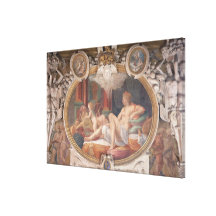 Danae Receiving the Shower of Gold Canvas Print