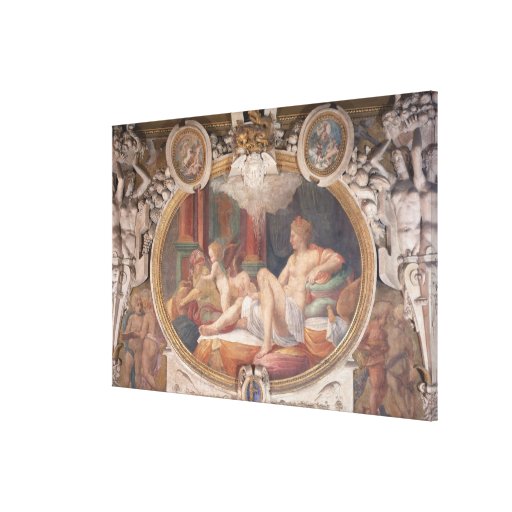 Danae Receiving the Shower of Gold Canvas Print