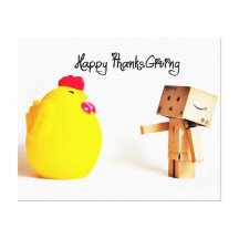 Danbo ThanksGivings Canvas Prints