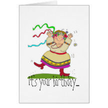 Dance a Little Birthday Greeting Cards