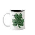 Dance as if :: Irish Proverb (Black Design) mugs