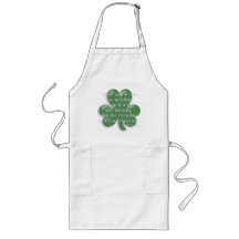Dance as if :: Irish Proverb (White Design) Apron