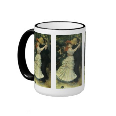 Dance at Bougival by Pierre Auguste Renoir Coffee Mug by MasterpieceCafe