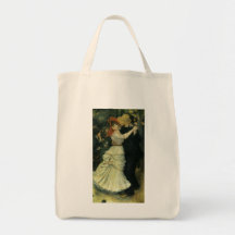 Dance at Bougival by Renoir, Vintage Impressionism Bags