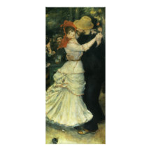 Dance at Bougival by Renoir, Vintage Impressionism Announcements