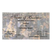 Dance at Le Moulin de la Galette by Renoir Business Card Templates