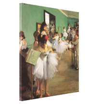 Dance Class, Degas, Vintage Impressionism Ballet Canvas Prints