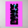 Dance Coloured Ballerinas Print