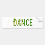Dance colourful design! bumper sticker
