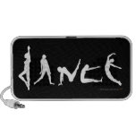 Dance Dancing Silhouettes in Dance Positions Mp3 Speakers