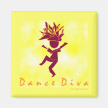 Dance Diva Magnet