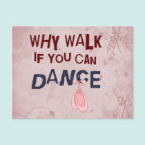 Dance don´t  Walk postcards