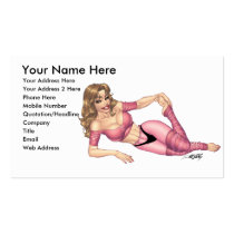 Dance, Exercise or Fitness Customizable Card Business Card Templates