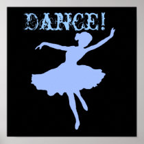 Dance in Blue Poster posters