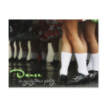 Dance is my rhythmic poetry Postcard