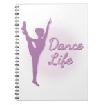 Dance Life Ballerina - Purple - Notebook