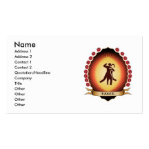 Dance Mandorla Business Card Templates