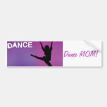 dance mom bumper sticker