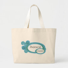 Dance Mom Swirl Canvas Bags