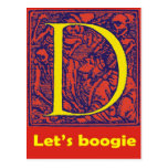 Dance of Death "Let's Boogie" D Postcards